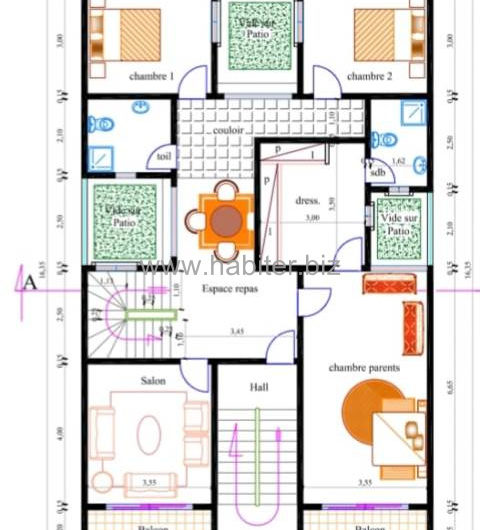 Duplex en finition à vendre à la Cité Holding Baobab de Zac de Mbao