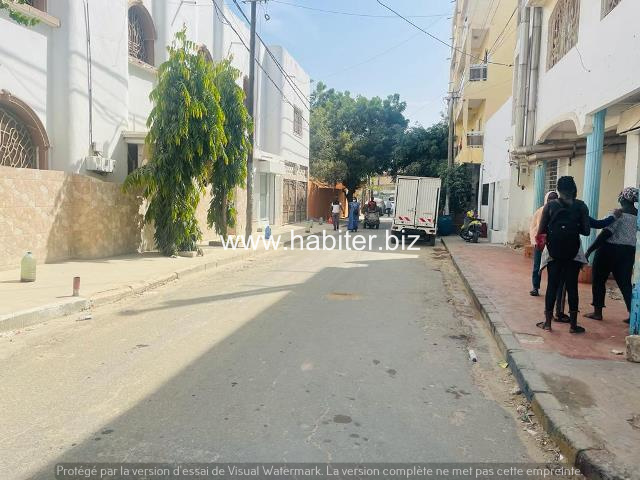 Villa Angle à démolir à vendre à la Sicap liberté 1
