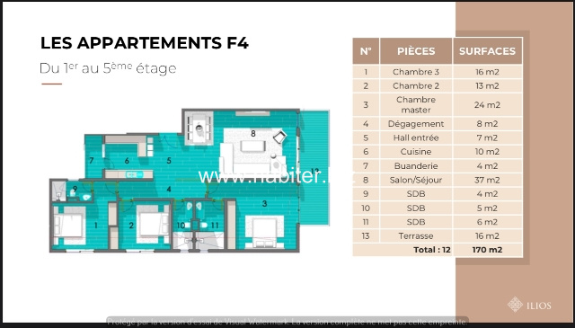 Appartements à vendre à Yoff virage pieds dans l’eau