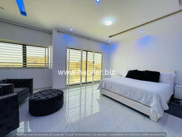 Villa meublée R+1 à louer à Keur Ndiaye LO