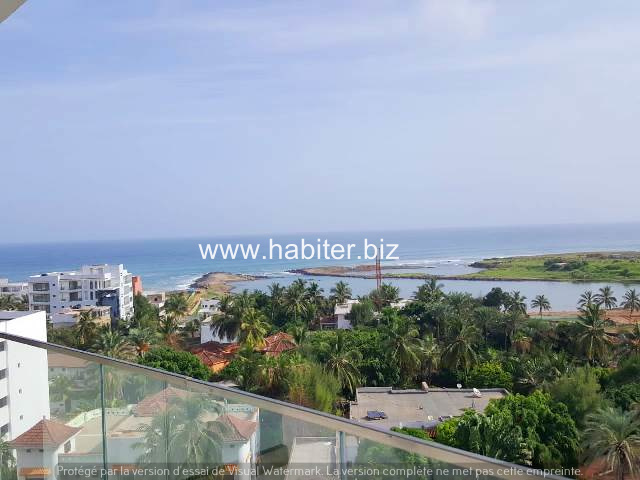 Studio vide à louer à Ngor virage vue sur mer