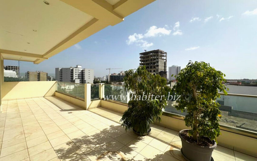 Penthouse en duplex à louer au Point E