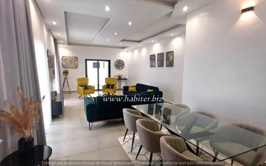 Villa R+1 meublée à louer à Saly