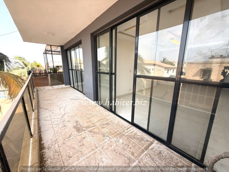 Appartement à louer à front de terre