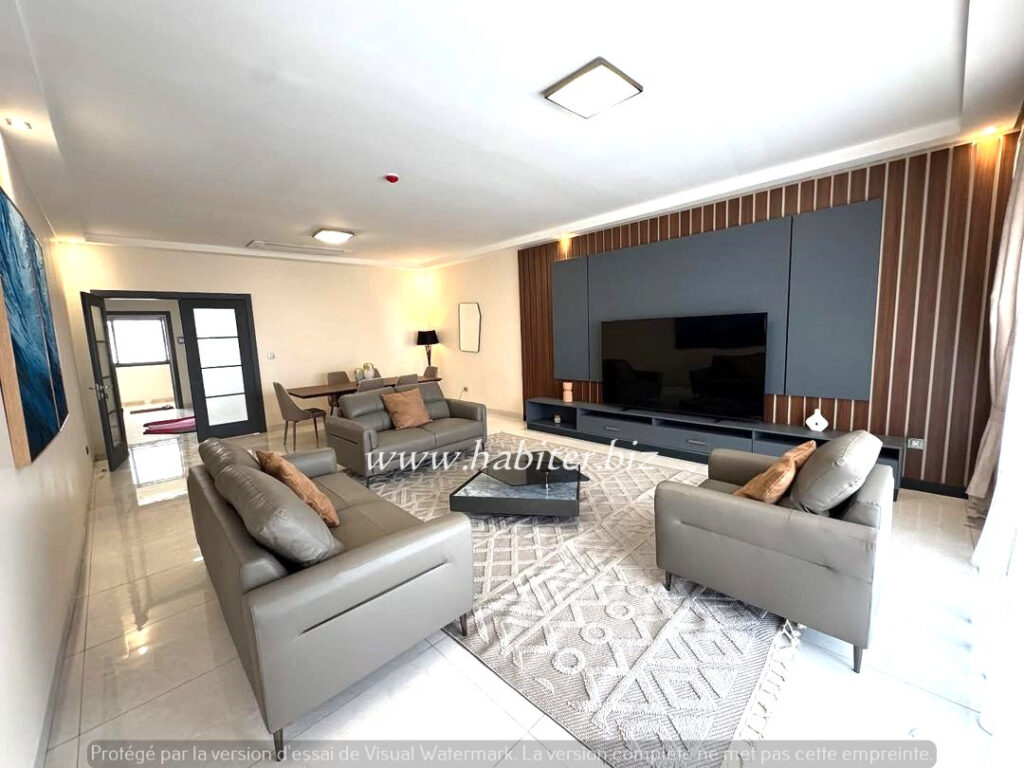 Appartement meublé à louer au Point E