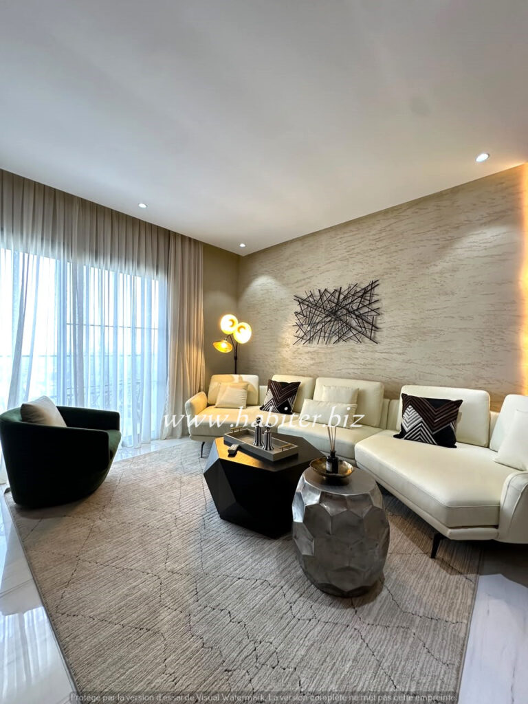 Appartement Duplex meublé à louer au Virage avec vue mer