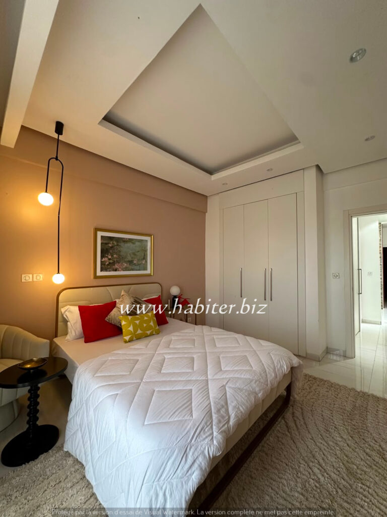 Appartement Duplex meublé à louer au Virage avec vue mer
