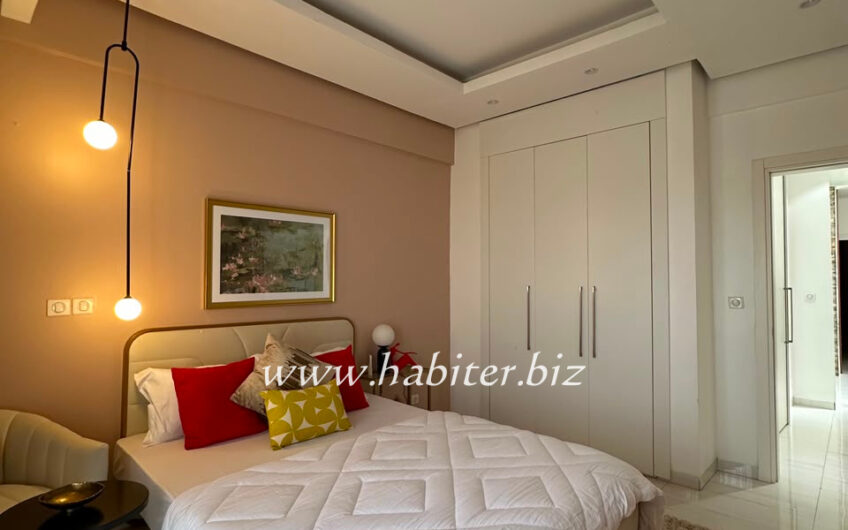 Appartement Duplex meublé à louer au Virage avec vue mer