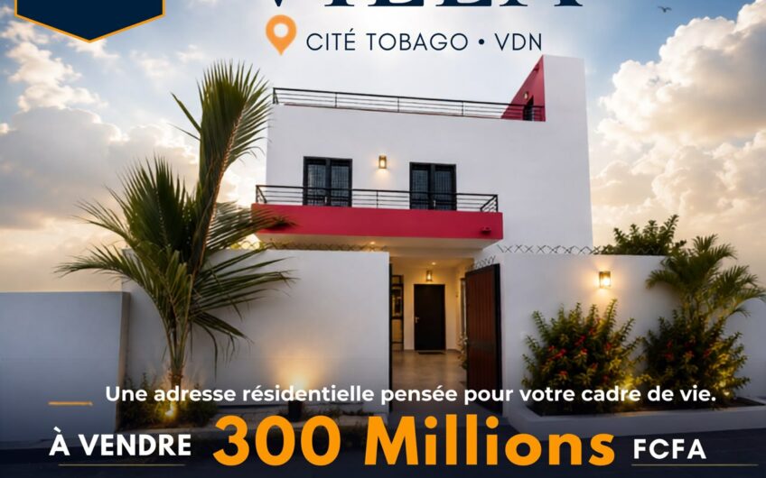 Belle Villa à vendre à la Cité Tobago VDN.